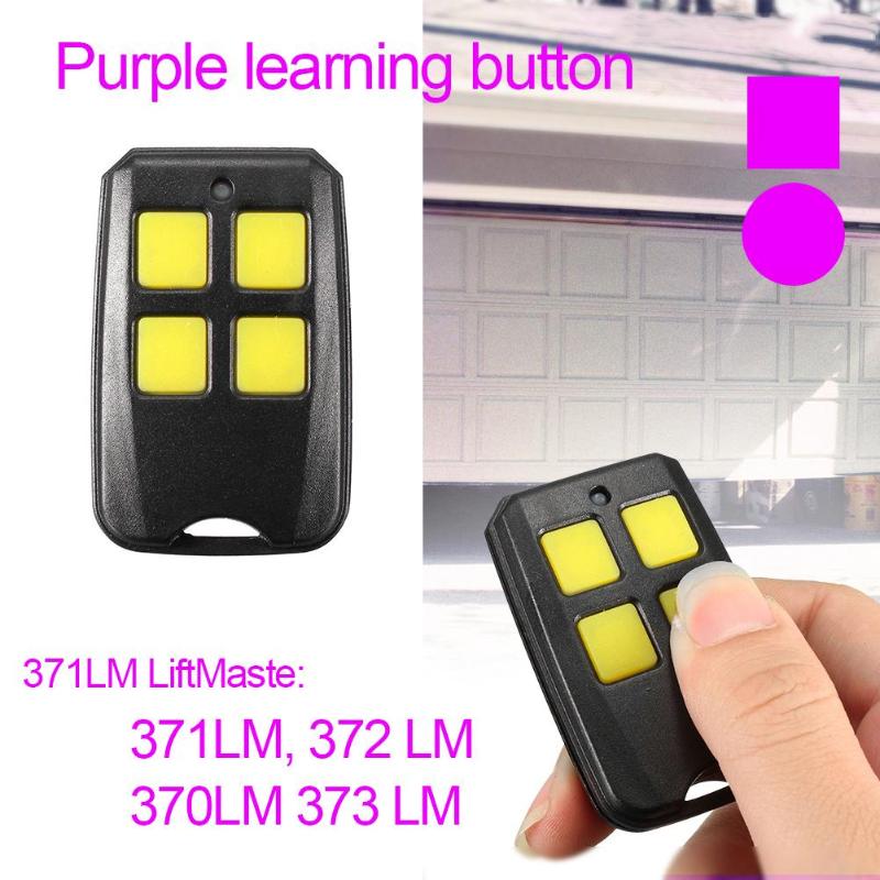 315Mhz remote control for Garage Door Remote for Craftsman Liftmaster Purple Learning 3 Button 4button - ebowsos
