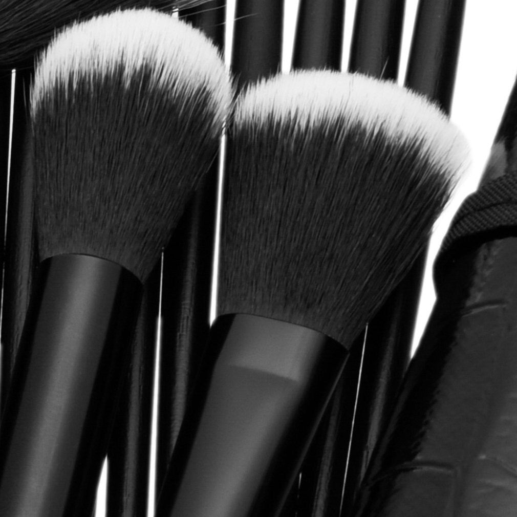 32 pcs/set Professional Makeup Brushes Cosmetic Set Eyebrow Face Cheek Blush Foundation Powder Make up Brush With Black Case - ebowsos