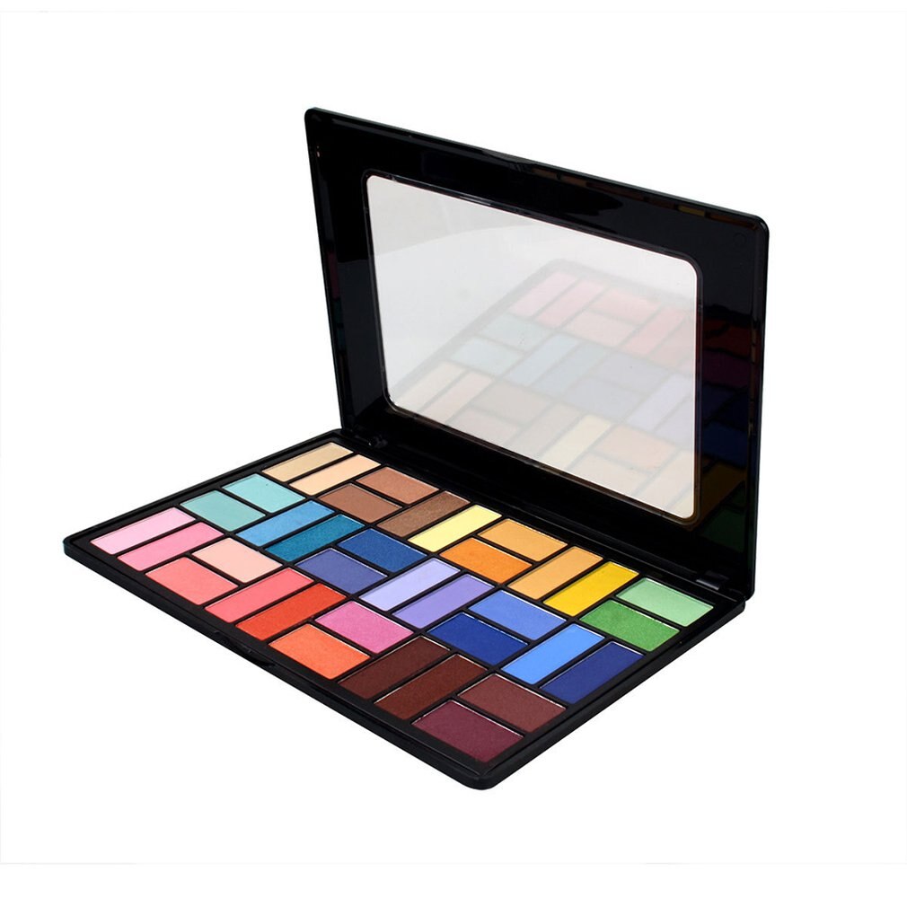 36 Colors Trendy Women Eyeshadow Makeup Palette Natural Non-Fading Long Lasting Cosmetic Eyeshadow Palette Tool - ebowsos