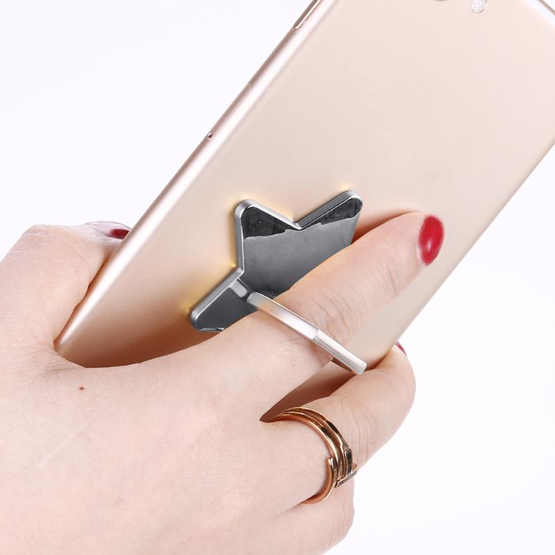 360 Degree Metal Finger Ring Mobile Phone Smartphone Stand Holder For iPhone Samsung Smart Phone GPS MP3 Car Mount Stand New - ebowsos