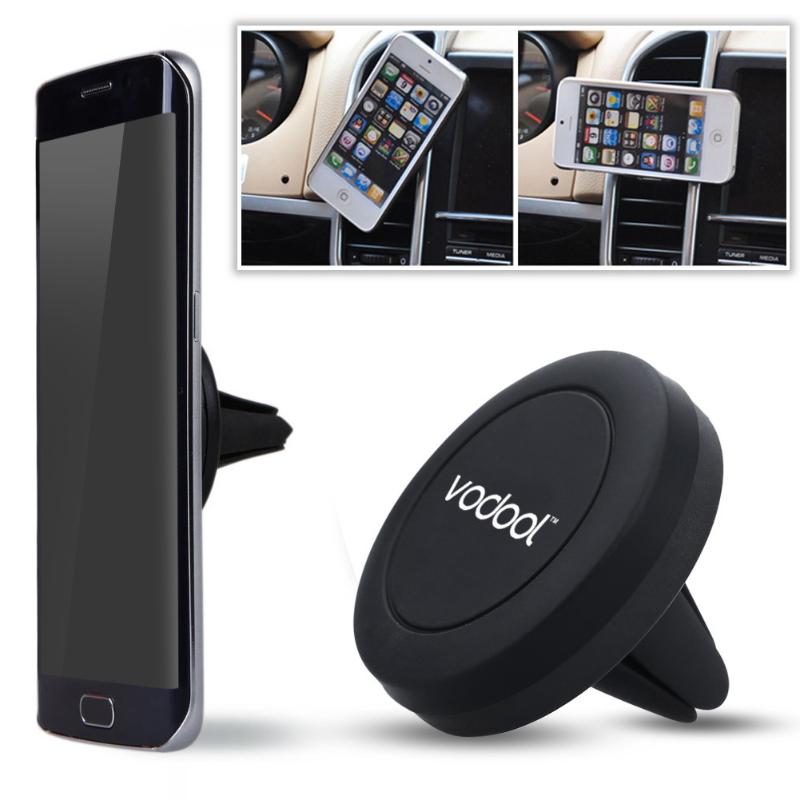 360 Degree Universal Air Vent Magnetic Car Mount Stand Support Holder for Smart Mobile Cell Phone GPS Navigation Auto Accessory - ebowsos