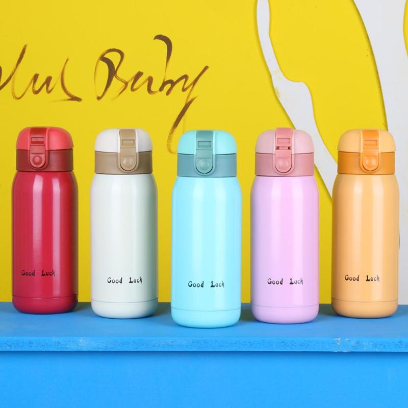360ml Portable Stainless Steel Insulate Thermo Mug Coffee Vacuum Cup Children Students Outdoors Thermal Bottle For Winter - ebowsos
