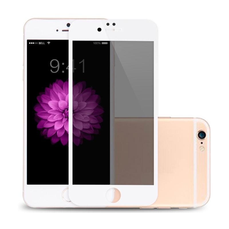 3D Carbon Fiber Full  Screen Protector 1mm Toughened Glass Mobile Phone Front Screen Protectors Black White For iPhone 7 Plus - ebowsos