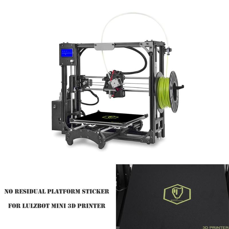 3D Printer 170x170mm Heat Bed Sticker Hotbed Platform Sheet Build Plate for LULZBOT Mini 3D Printer Heat Bed Sticker Promotion - ebowsos