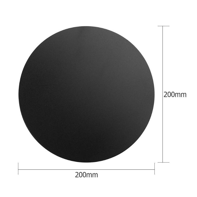 3D Printer Parts 200mm Heated Magnetic Sheet Surface Platform Round Sticker Heated Bed Build Sheets Plate Tape - ebowsos