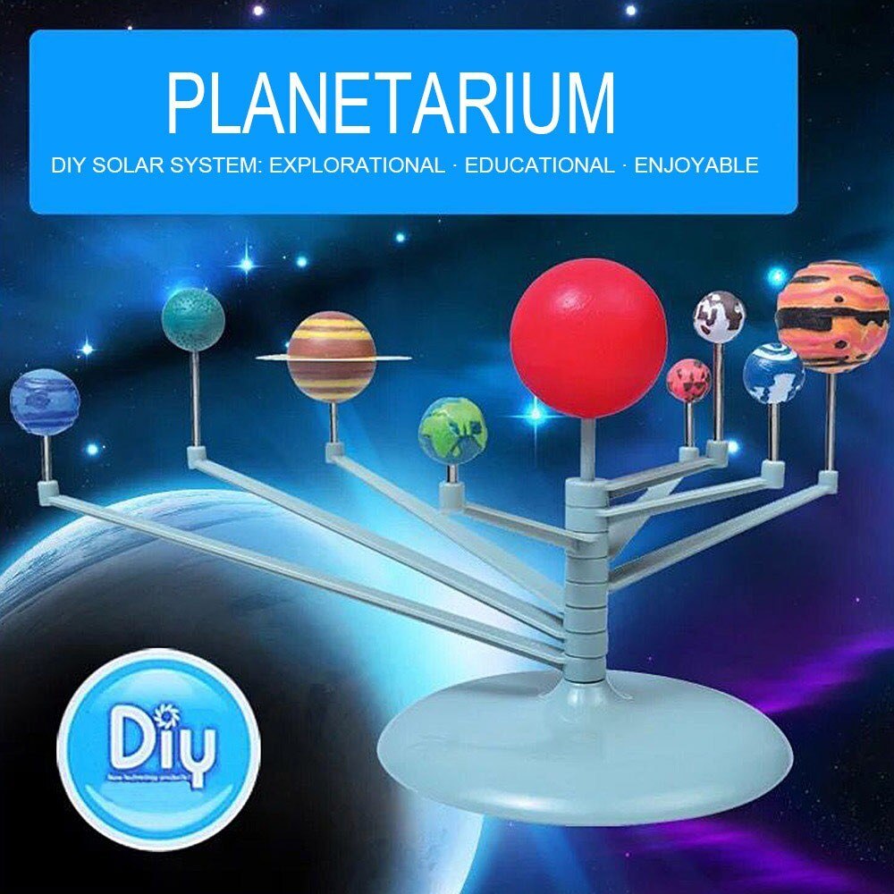 3D Simulation Solar System Planetarium DIY Model Kids Astronomical Science 3D Simulation Solar System Planetarium DIY-ebowsos