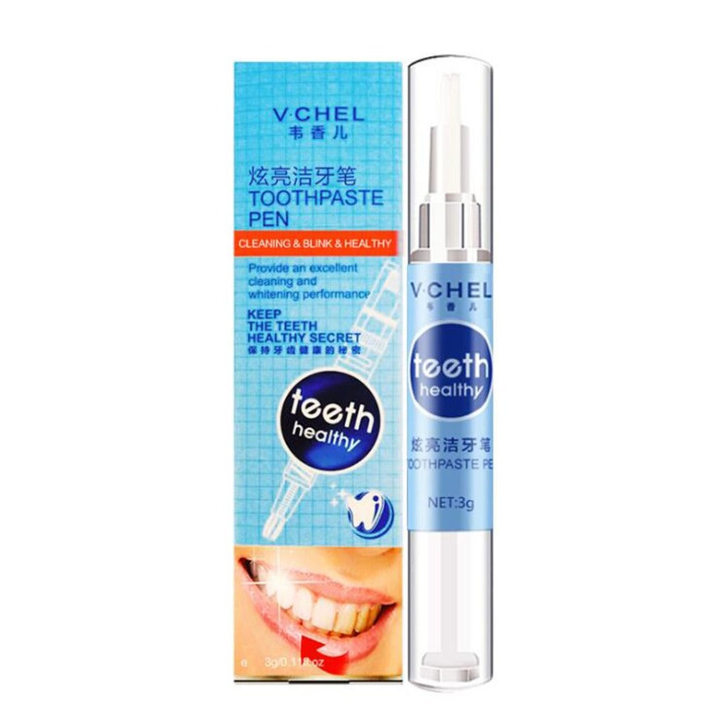 3G Non-Toxic Safe Use Dental Teeth Whitening Pen Tooth Gel Whitener Bleach Stain Remover Tooth Gel Instant Whitening Teeth Pen - ebowsos