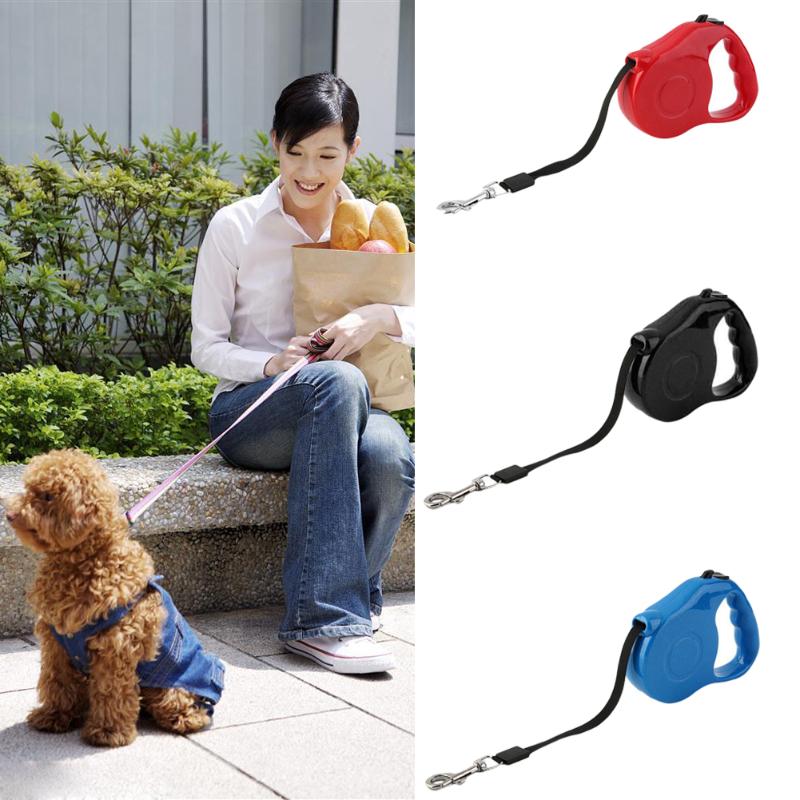 3M/5M Retractable Dog Leash Automatic Flexible Dog Puppy Cat Traction Rope Belt Dog Leash for Small Medium Cat Dogs Pet Products - ebowsos