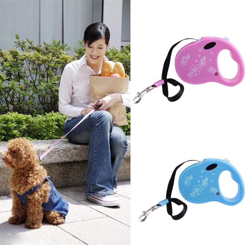 3M Automatic Retractable Pet Dog/Cat Puppy Traction Rope Walking Leash Lead for Small Medium Dogs Pet Supplies - ebowsos