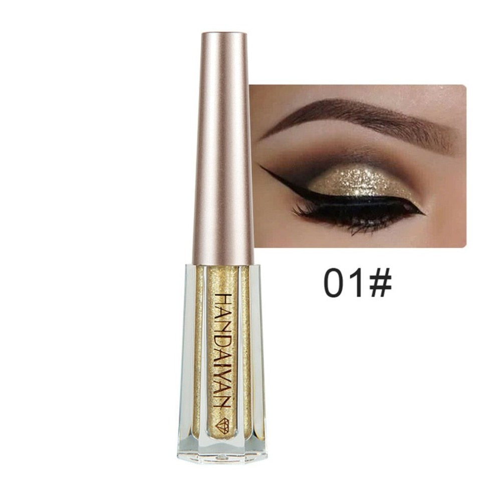 3ML Portable Waterproof Diamond Glitter Eyeshadow Makeup Cosmetics Shimmer Eye Shadows Cosmetic Beauty Tools - ebowsos