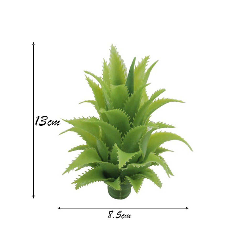 3PCS Exquisite Artificial Leaves Decorative Lifelike Green Pineapple Leaves Fake Plants Home Decoration Supplies-ebowsos