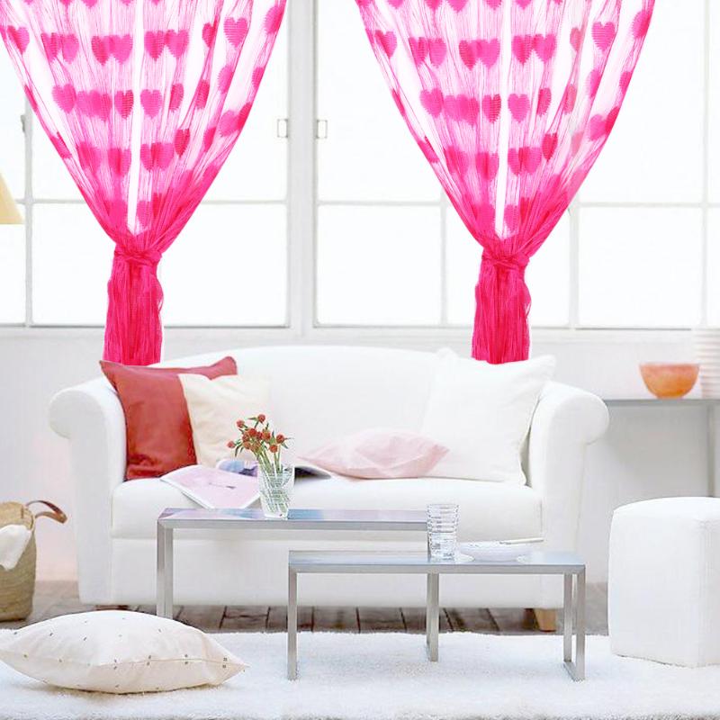 3m*3m Sweat-heart Decorative String Curtain for Door Window Decoration - ebowsos