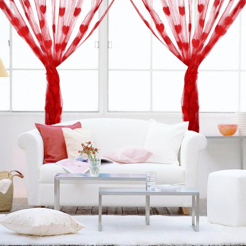 3m*3m Sweat-heart Decorative String Curtain for Door Window Decoration - ebowsos