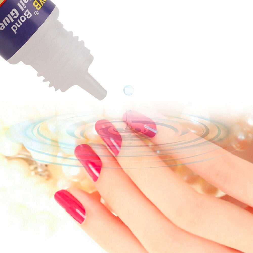 3pcs/lot Nail Beauty Professional Nail Art Glue Nails Decoration Beauty Nail Stickers Glue Women Manicure Tool - ebowsos