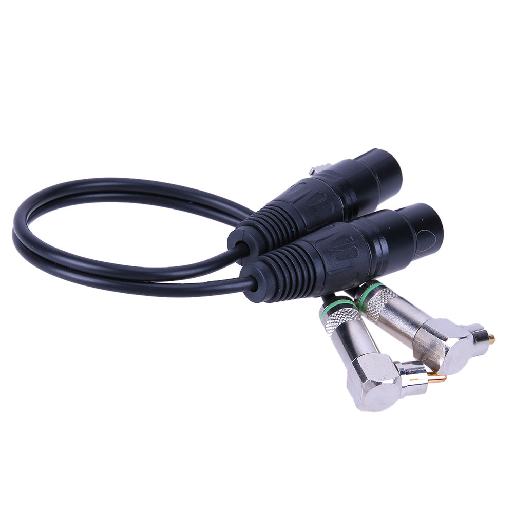 3pin 2 XLR Female to 2 RCA Male Cable Audio Adapter Cable Metal Connector Adaptor Cable 4mm for Microphone DVD Speaker - ebowsos