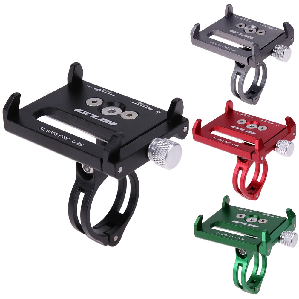 4 Colors Bike Phone Rack Metal Anti Slide Holder Bicycle Handle Phone Mount Handlebar Extender Holder-ebowsos