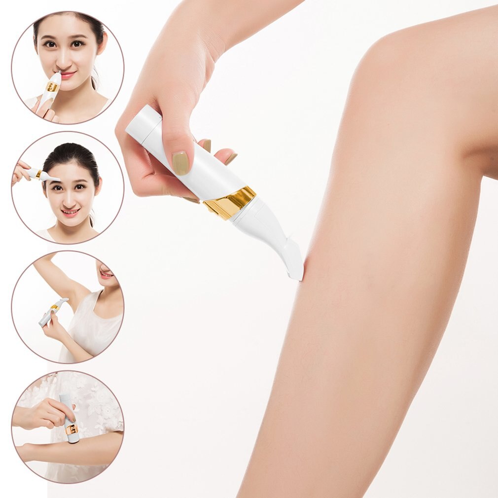 4 In 1 Multifunctional Women Electric Body Face Hair Removal Shaver Painless Female Bikini Body Face Epilator Remover - ebowsos