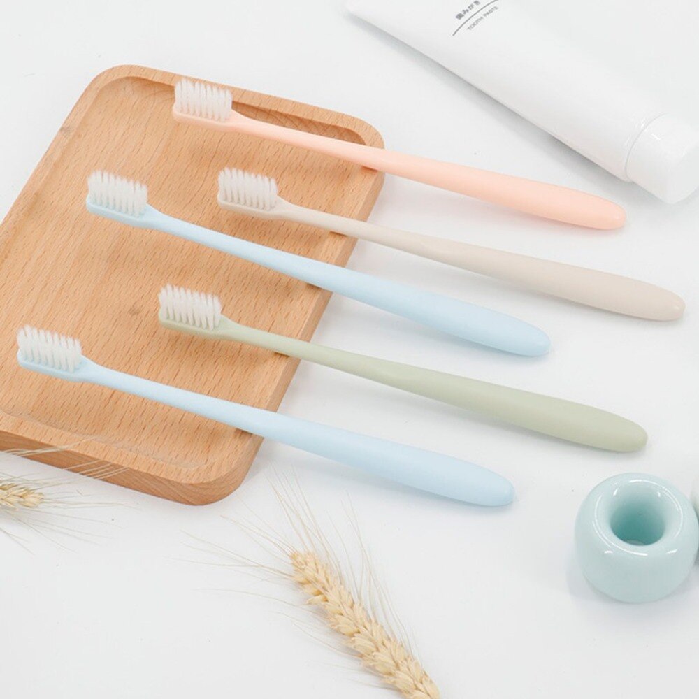4 PCS Soft Bristle Small Head Toothbrush Multi-Color Tooth Brush Portable Travel Eco-friendly Brush Tooth Care K-8787 - ebowsos