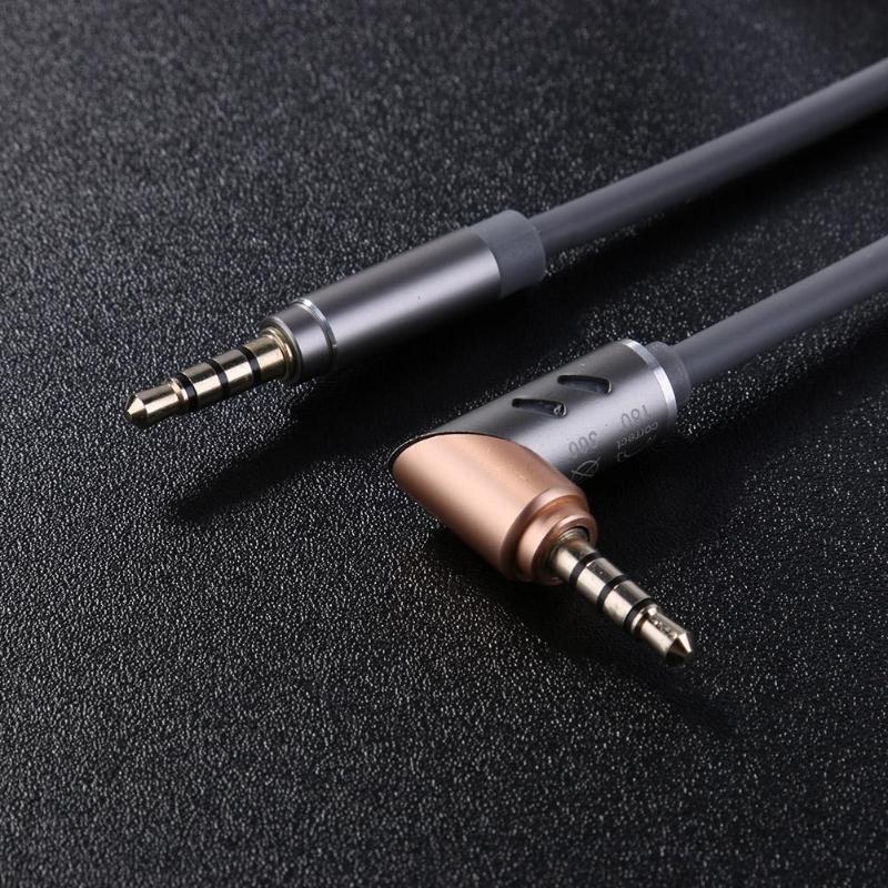 4 knots 3.5mm Male to Male Audio Cable Speaker Aux Cable Copper Core Wire for Car Headphone PC Audio Cable High Quality - ebowsos