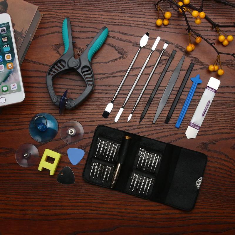 40 in 1 Smart Mobile Phone LCD Screen Opening Repair Tools Screwdriver Dismantle Tools Kit for iPhone Samsung Watch PC Promotion - ebowsos