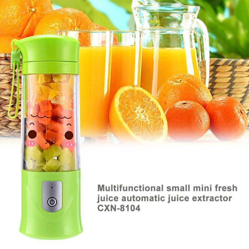 400ml USB Rechargeable Blender Mixer Small Juice Extractor Portable Mini Juicer Smoothie Maker Household Juice Machine Promotion - ebowsos