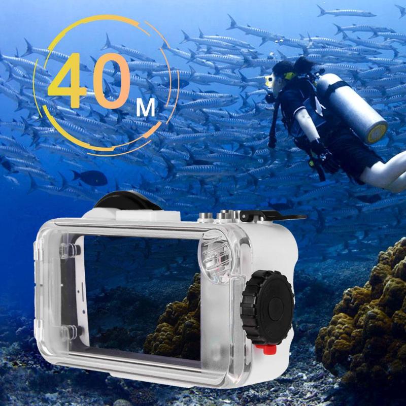 40m/130ft Underwater Camera Waterproof Diving Case for iPhone 6 7 8 Plus X Waterproof Cover For iPhone X 8 7 Swimming Cases New - ebowsos