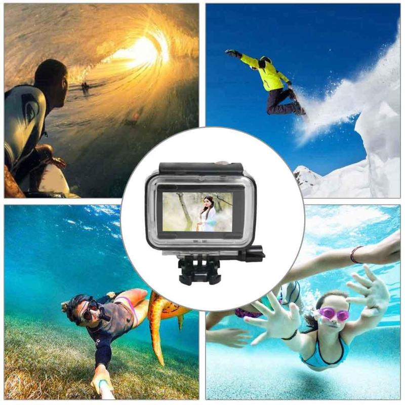 40m Waterproof Housing Diving Waterproof Case Action Camera Protective Shell for Xiaomi Xiaoyi 2 4K Lite Camera Accessories - ebowsos