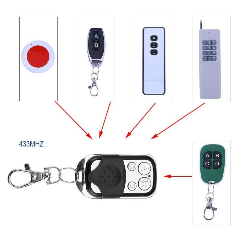 433MHz Universal Duplicator Copy Remote Control for PT/SC/LX/HX/HT Series PT2260 SC2260 LX2260 HX2260 HT600 HT680 - ebowsos