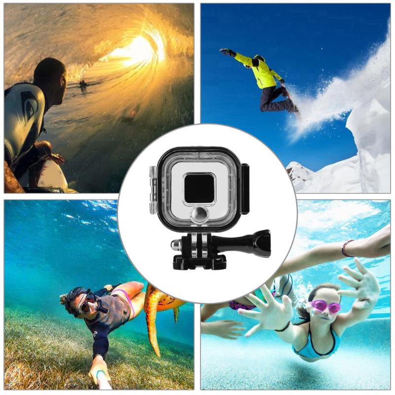 45m Underwater Waterproof Diving Case Cover Protect Housing Frame Protective Case for GoPro Hero 4 5 Session Camera Accessories - ebowsos
