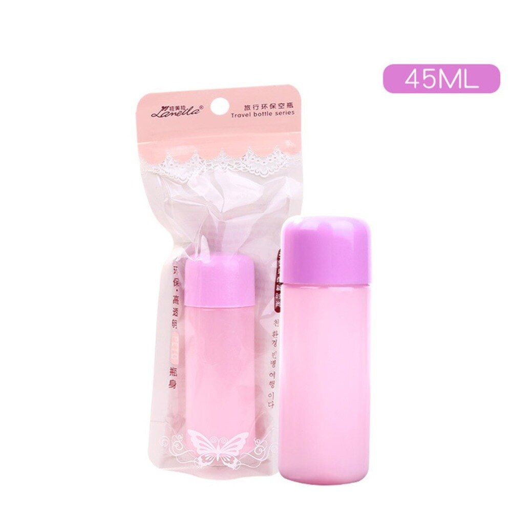 45ml 1 pcs Mini Portable Travel Empty Bottle Screw-type Squeezable Soft Tube Bottle Cosmetic Cream Shampoo Dispenser Container - ebowsos