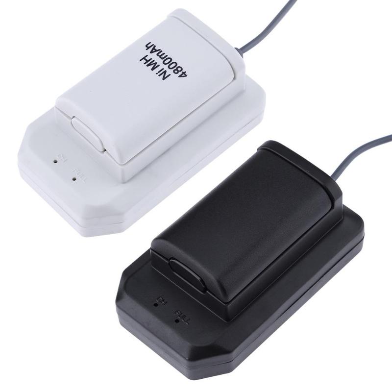 4800mAh Ni-MH Rechargeable Battery + Charger Dock Station Set Charging Kit for Xbox 360 Wireless Controller Batteria - ebowsos