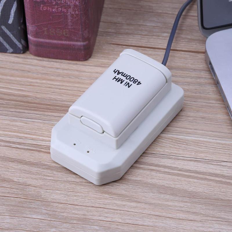 4800mAh Ni-MH Rechargeable Battery + Charger Dock Station Set Charging Kit for Xbox 360 Wireless Controller Batteria - ebowsos