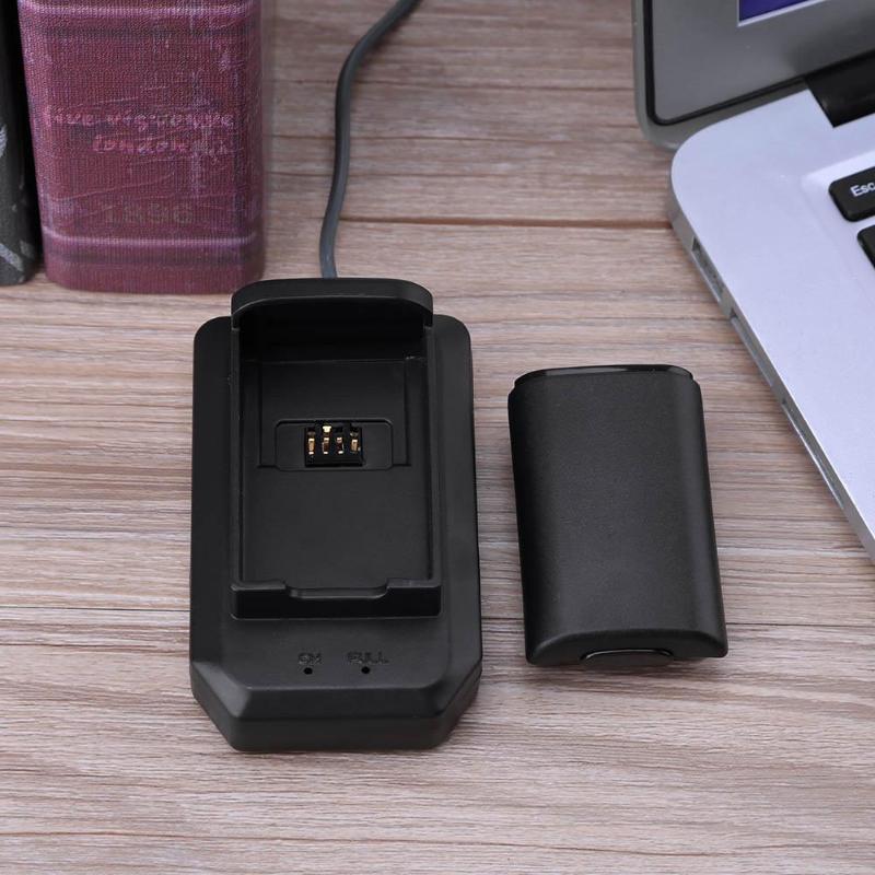 4800mAh Ni-MH Rechargeable Battery + Charger Dock Station Set Charging Kit for Xbox 360 Wireless Controller Batteria - ebowsos