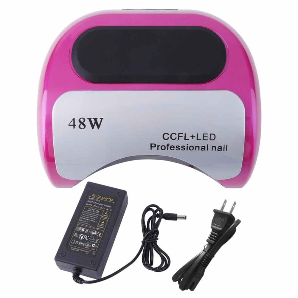 48W Auto-induction Sensor Quick Nail Dryer LED Lamp Gel Curing Ultraviolet Light Timer Nail Care Artifact Phototherapy Machine - ebowsos