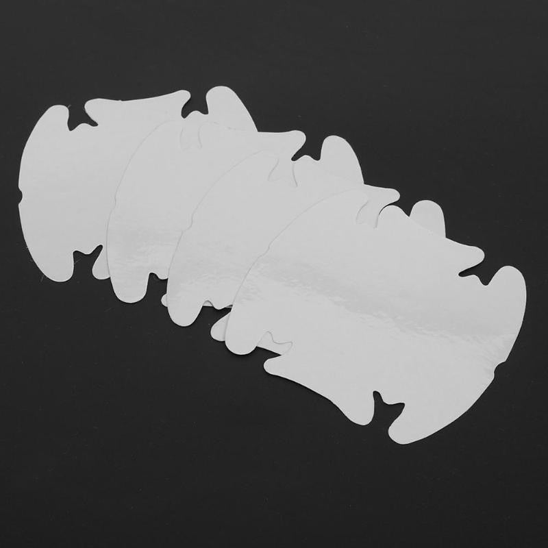 4Pcs/Set White Transparent Car SUV Side Door Edge Protector Protective Strip Scrape Guard Bumper Guards Handle Cover Car Styling - ebowsos