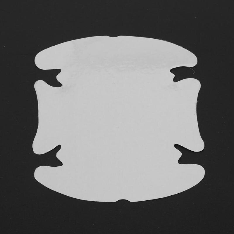 4Pcs/Set White Transparent Car SUV Side Door Edge Protector Protective Strip Scrape Guard Bumper Guards Handle Cover Car Styling - ebowsos