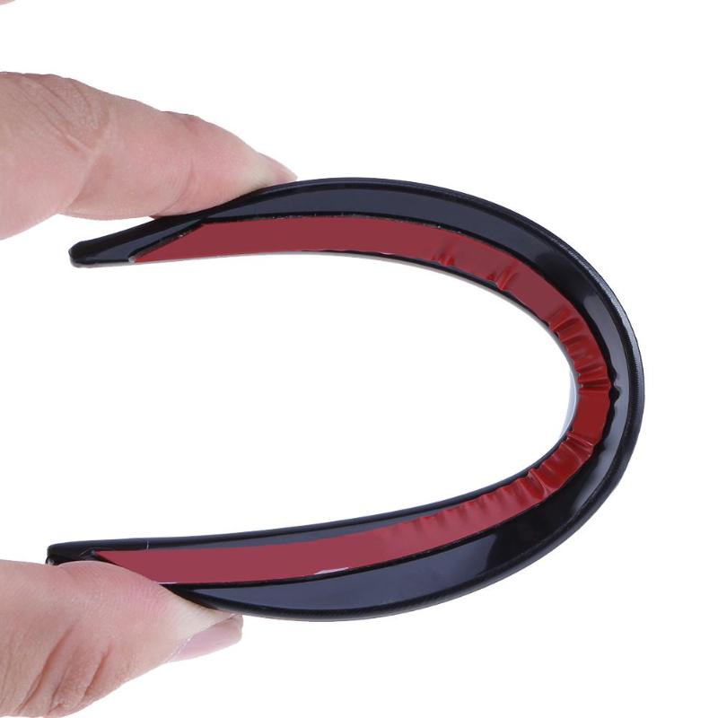 4Pcs/set Universal Car Styling Decoration Accessories Front Bumper Stickers Trim Decoration Strip Sticker High Quality Accessory - ebowsos