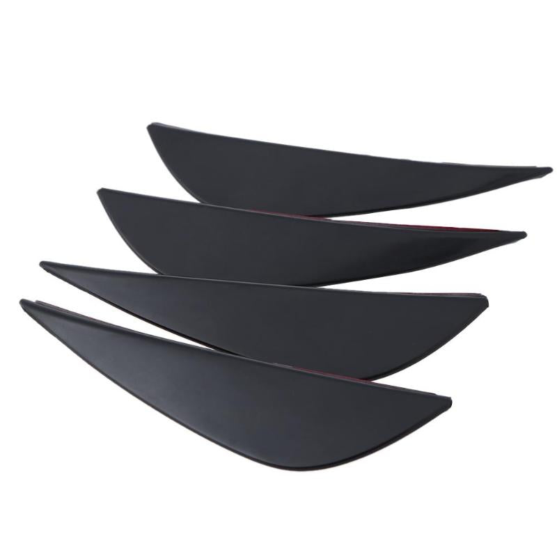 4Pcs/set Universal Car Styling Decoration Accessories Front Bumper Stickers Trim Decoration Strip Sticker High Quality Accessory - ebowsos