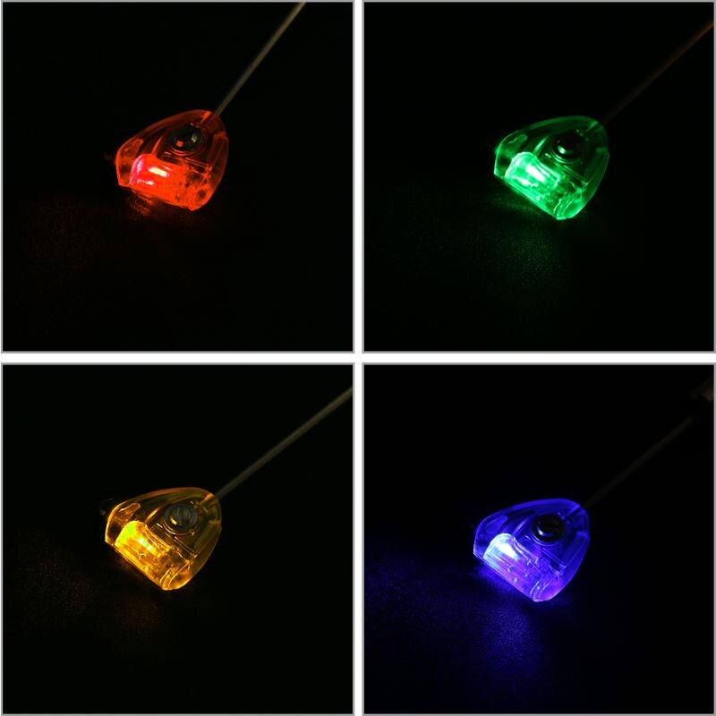 4pcs LED Fishing Bite Alarm Swingers with Sufficient Durability and Ruggedness with Storage Case Carp Fishing Accessories-ebowsos