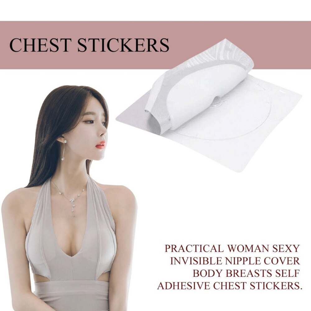 4pcs Sex Product Woman Sexy Invisible Nipple Cover Body Breasts Self Adhesive Chest Stickers Protective Breast Paste - ebowsos