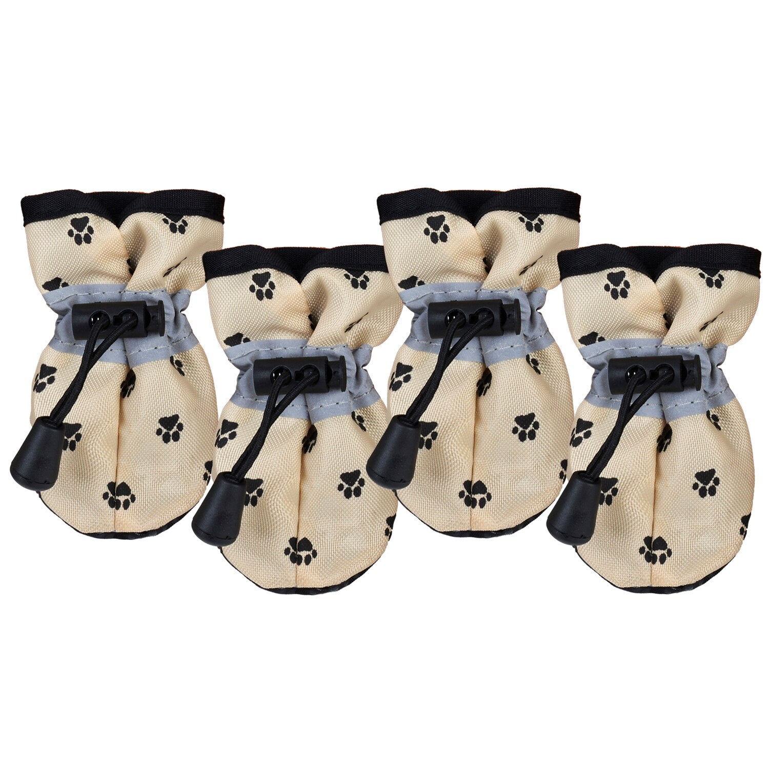4pcs Winter Pet Dog Shoes Waterproof Anti-Slip Boots Footwear Warm For Small Cats Dogs Puppy Dog Socks Booties-ebowsos