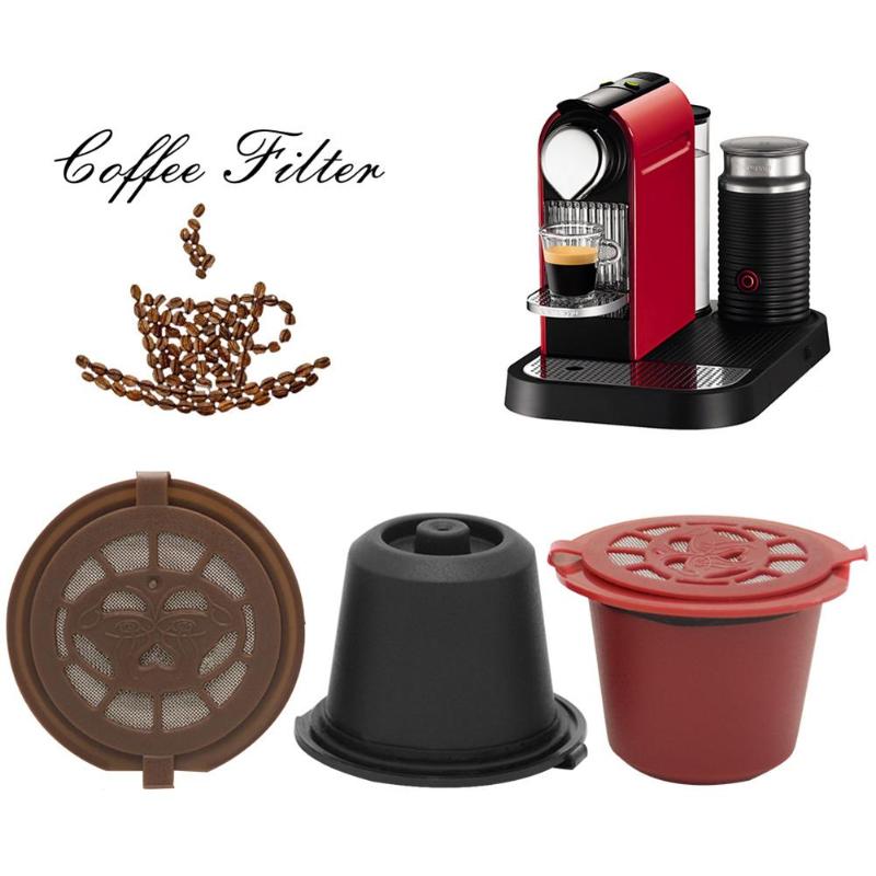 4pcs/set Reusable Coffee Capsule Filter Shell Fits for Nespresso Coffee Machine Bottom Caliber Is About 20mm And Weight About 3g - ebowsos