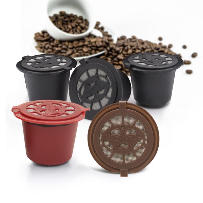 4pcs/set Reusable Coffee Capsule Filter Shell Fits for Nespresso Coffee Machine Bottom Caliber Is About 20mm And Weight About 3g - ebowsos