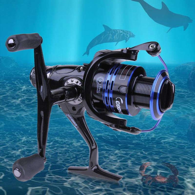 5:1:1 Upgrading Drag Spinning Reel with Extra Spool Saltwater Fishing Reel-ebowsos