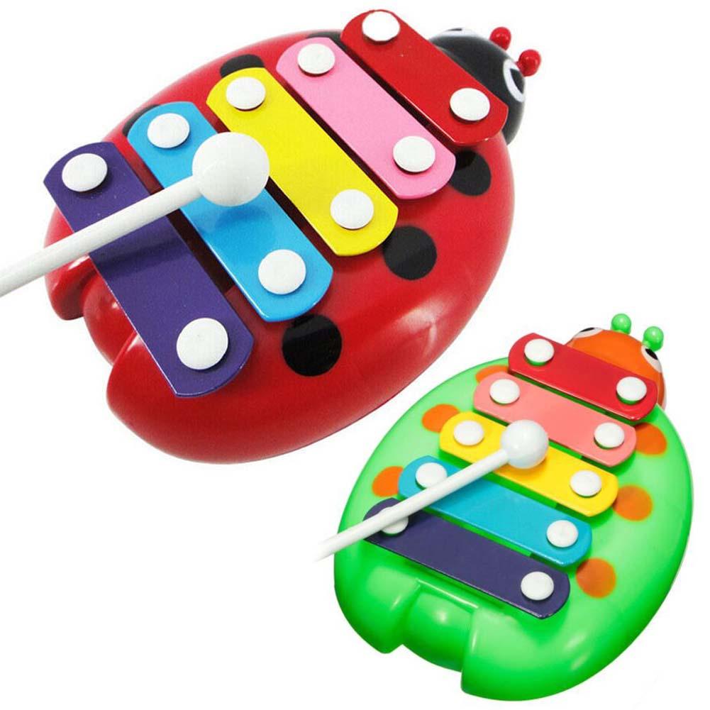 5 Note Musical Toys Wisdom Development Beetlet educational musical toys Christmas gifts for Baby Child Kids-ebowsos