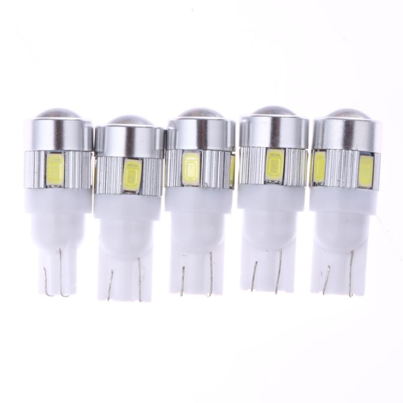 5 X High-Power Automotive LED Lights Show Wide Lights T10 5630 6SMD - ebowsos