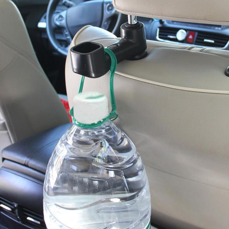 5 in 1 Car Back Seat Phone Holder Stand Headrest Hanger Hook Clip Handrail Mini Night Light Multi-function car Hook - ebowsos