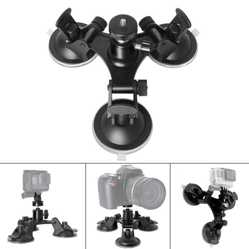 5 in 1 Sucker Flex Clamp Clip Adjustable Neck Tube Adapter for Gopro Hero Smartphone Tripod for Gopro Camera Accessory Promotion - ebowsos