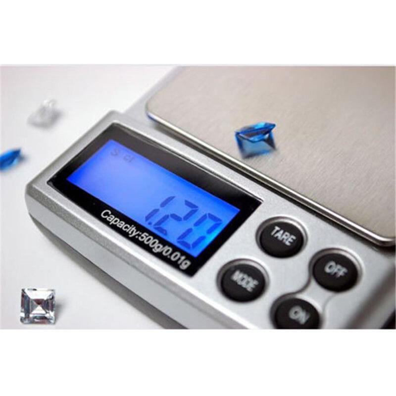 500g x 0.01g Digital Pocket Scale Weight Sterling Silver Jewelry Balance Gram Electronic Scales - ebowsos