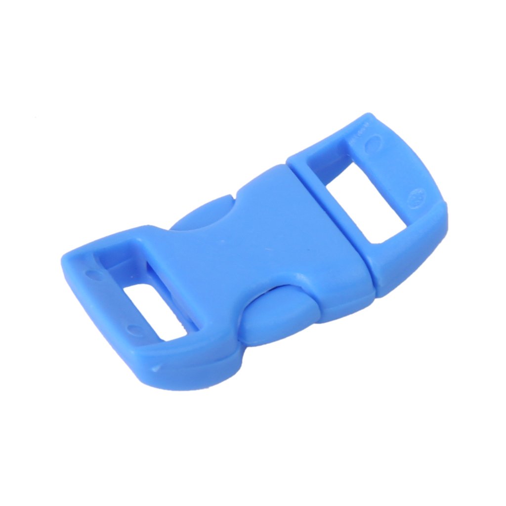 50Pcs Blue 3/8 Inch Side Release Plastic Buckles - ebowsos